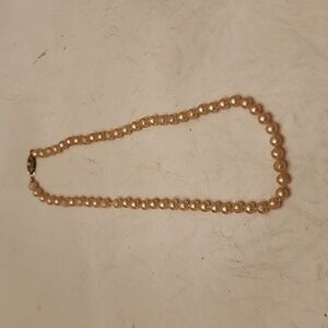 Pearl simulant necklace